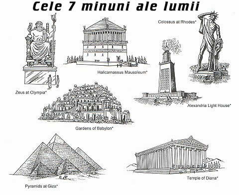 cele 7 minuni ale lumii antice